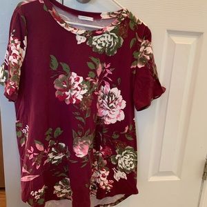 Floral tee